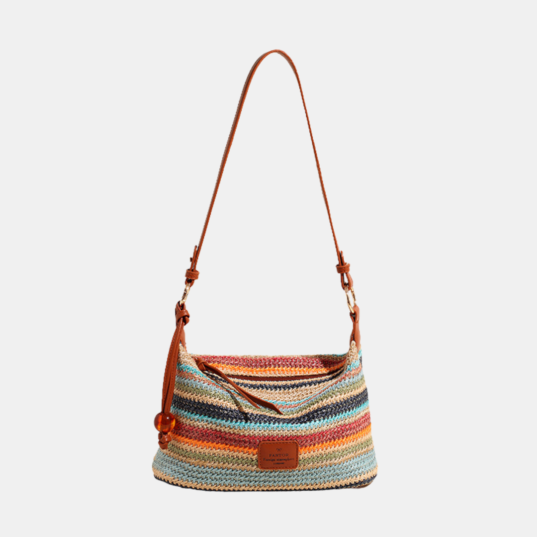 Antigone | Stella Woven Crossbody Bag - Multi | Shut the Front Door