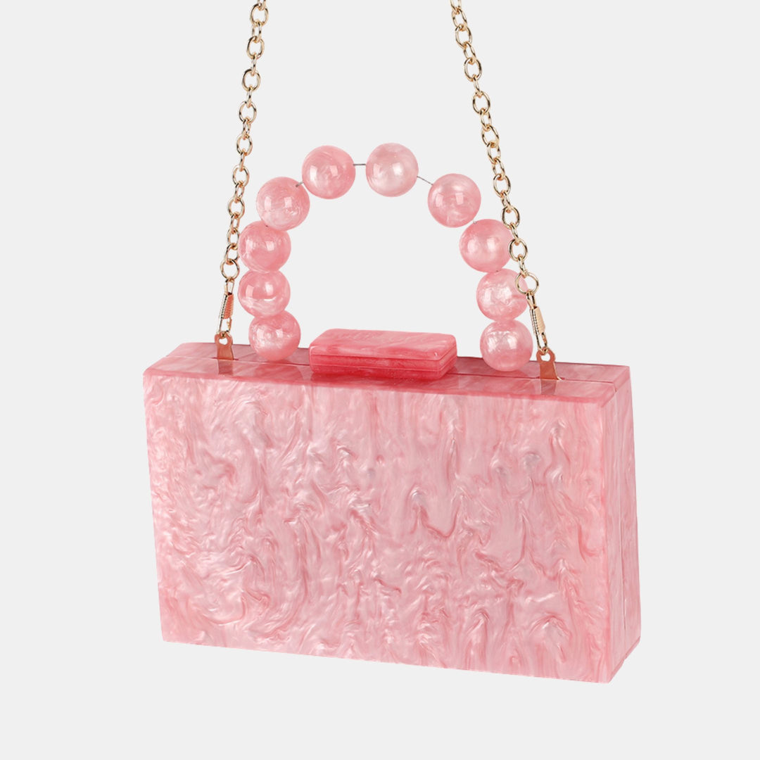 Antigone | Blair Acrylic Bag - Pink | Shut the Front Door