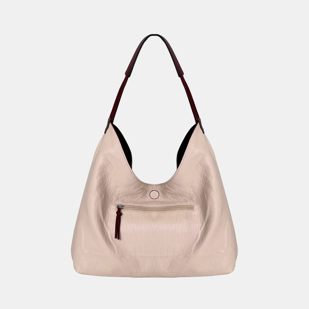 Antigone | Fiona Reversible Shoulder Bag - Merlot / Rose Cream | Shut the Front Door