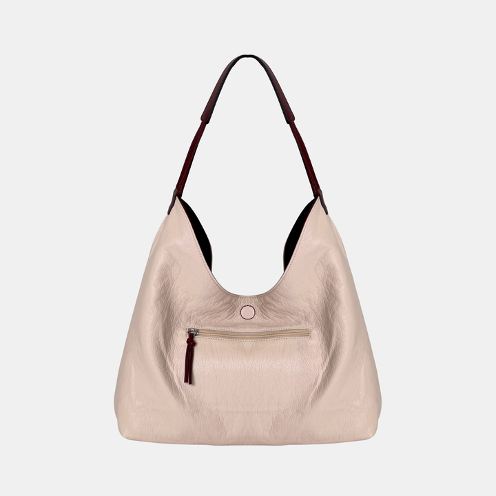 Antigone | Fiona Reversible Shoulder Bag - Merlot / Rose Cream | Shut the Front Door