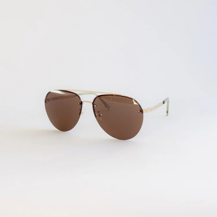 Antigone | D-1 Sunglasses - Gold | Shut the Front Door