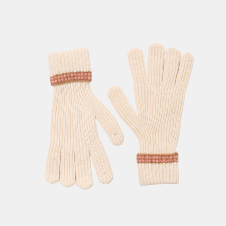 Antigone | Noemi Gloves - Ivory Stripe | Shut the Front Door