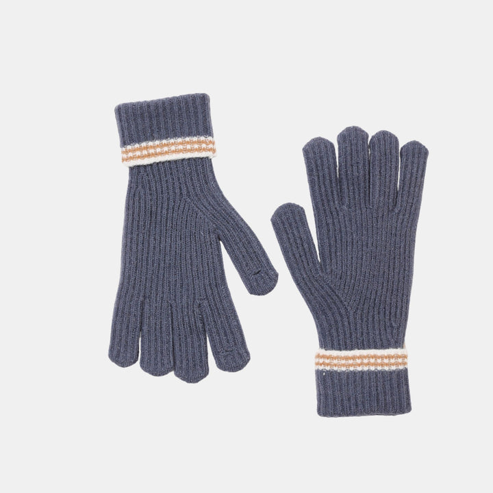 Antigone | Noemi Gloves - Navy Blue Stripe | Shut the Front Door
