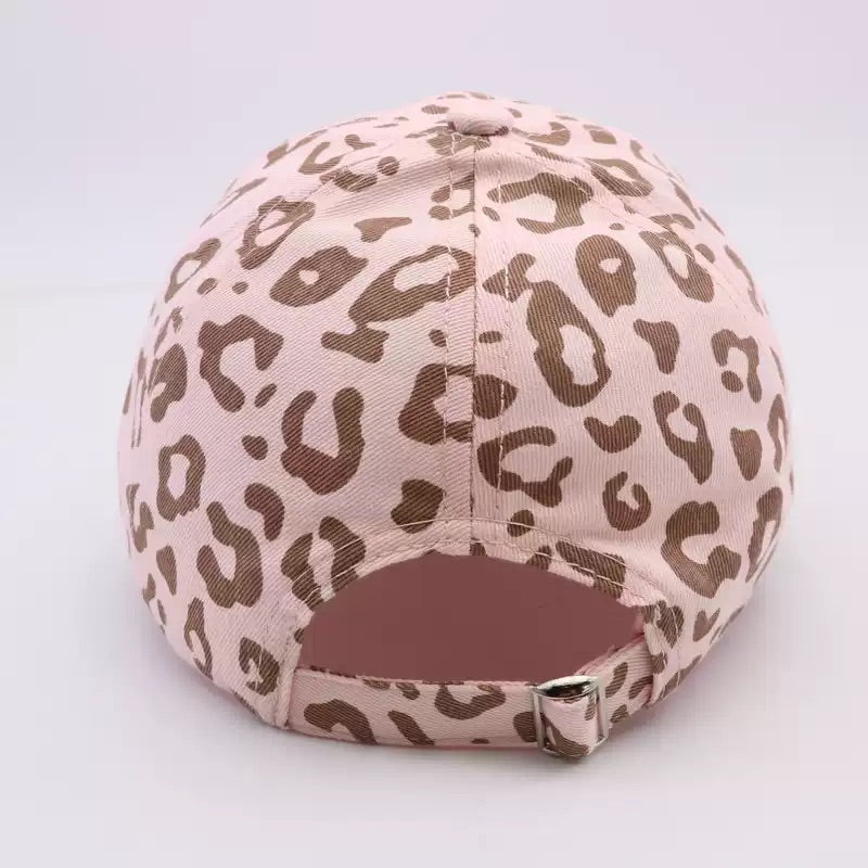 Asher Cap - Pink Leopard