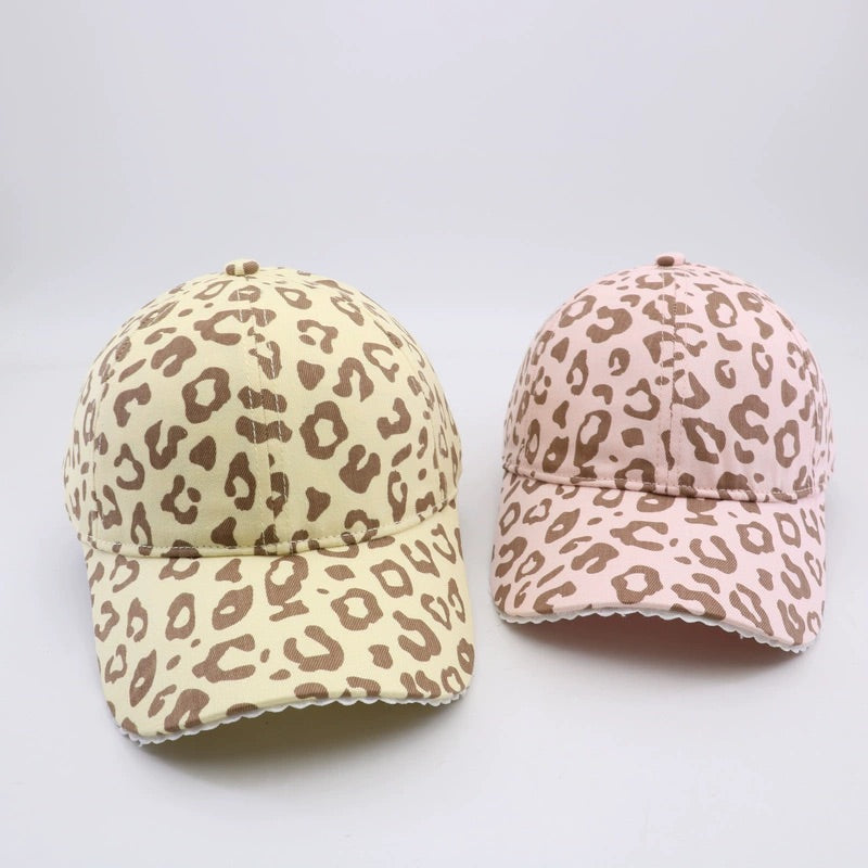 Asher Cap - Pink Leopard