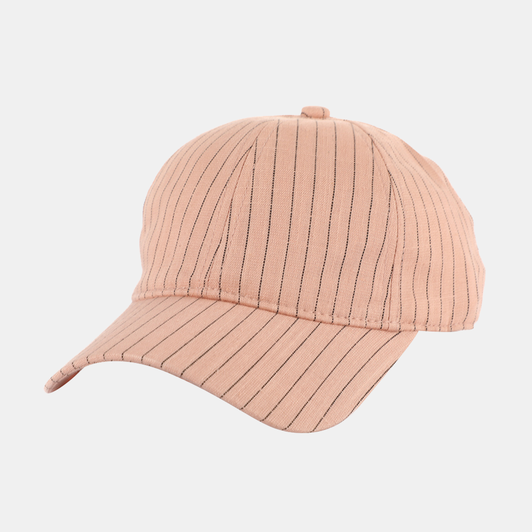 Antigone | Micah Cap - Pink Striped | Shut the Front Door