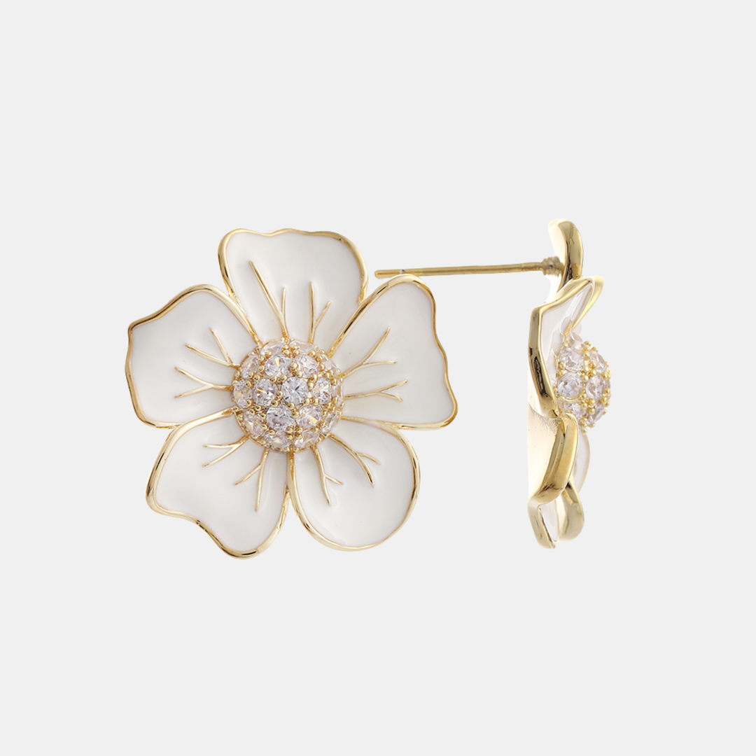 Antigone | Adeline Earrings - White | Shut the Front Door