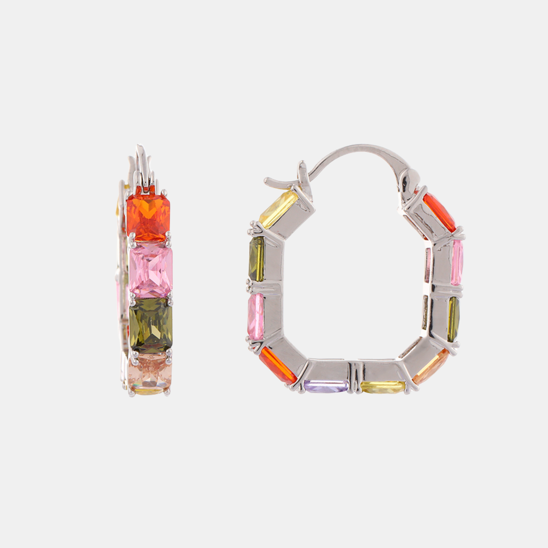 Antigone | Nina Earrings - Silver/Multi | Shut the Front Door