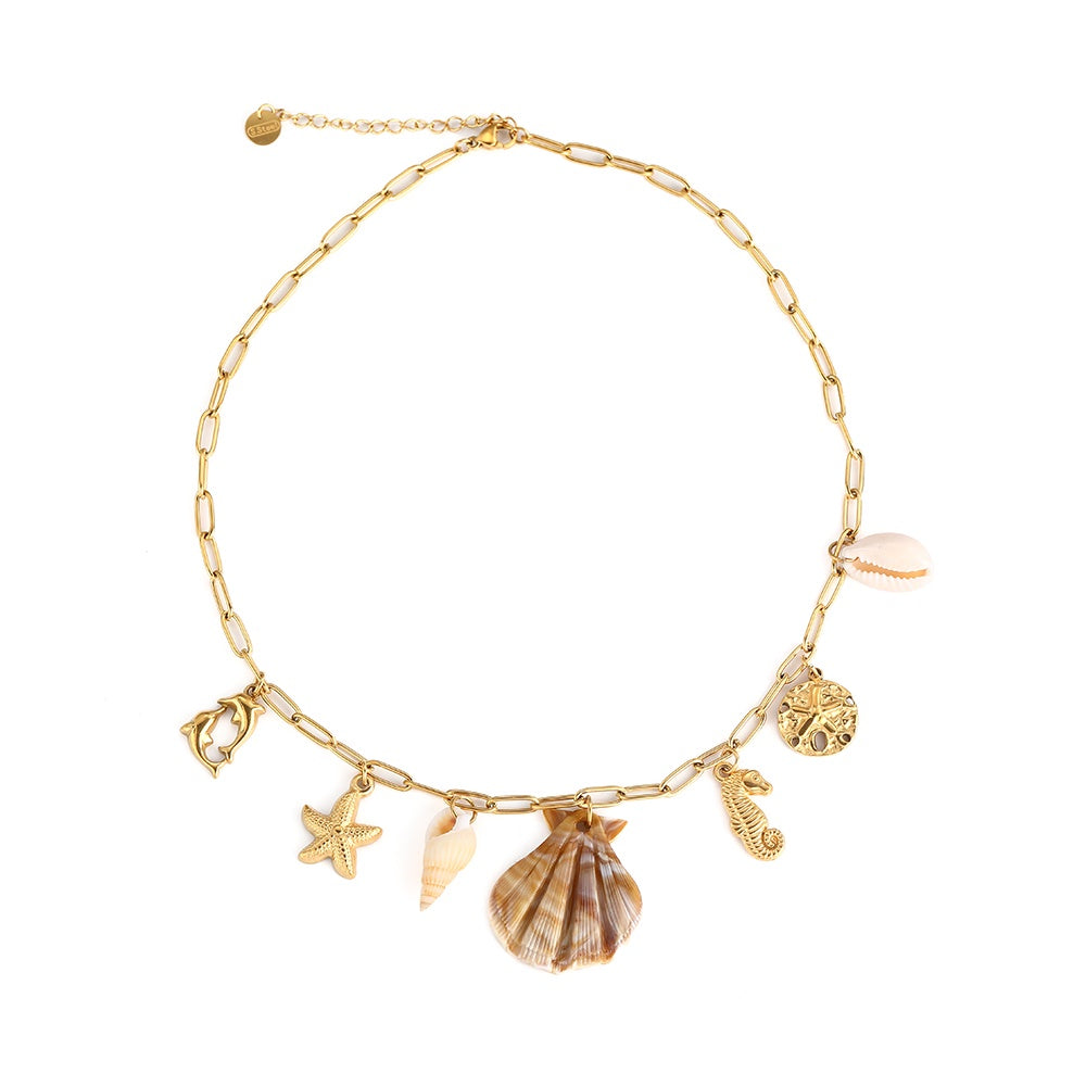 Antigone | Elowen Necklace SS - Gold | Shut the Front Door