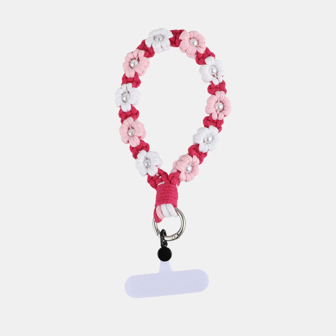 Antigone | Nara Flowers Phone Chain Short - Rose Red | Shut the Front Door