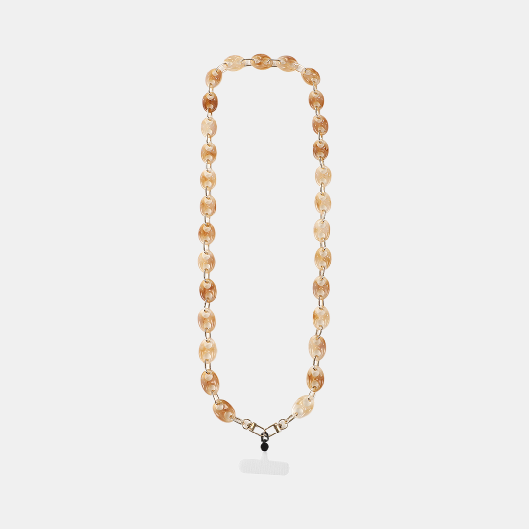 Antigone | Mary Acetate Phone Chain - Light Caramel Long | Shut the Front Door