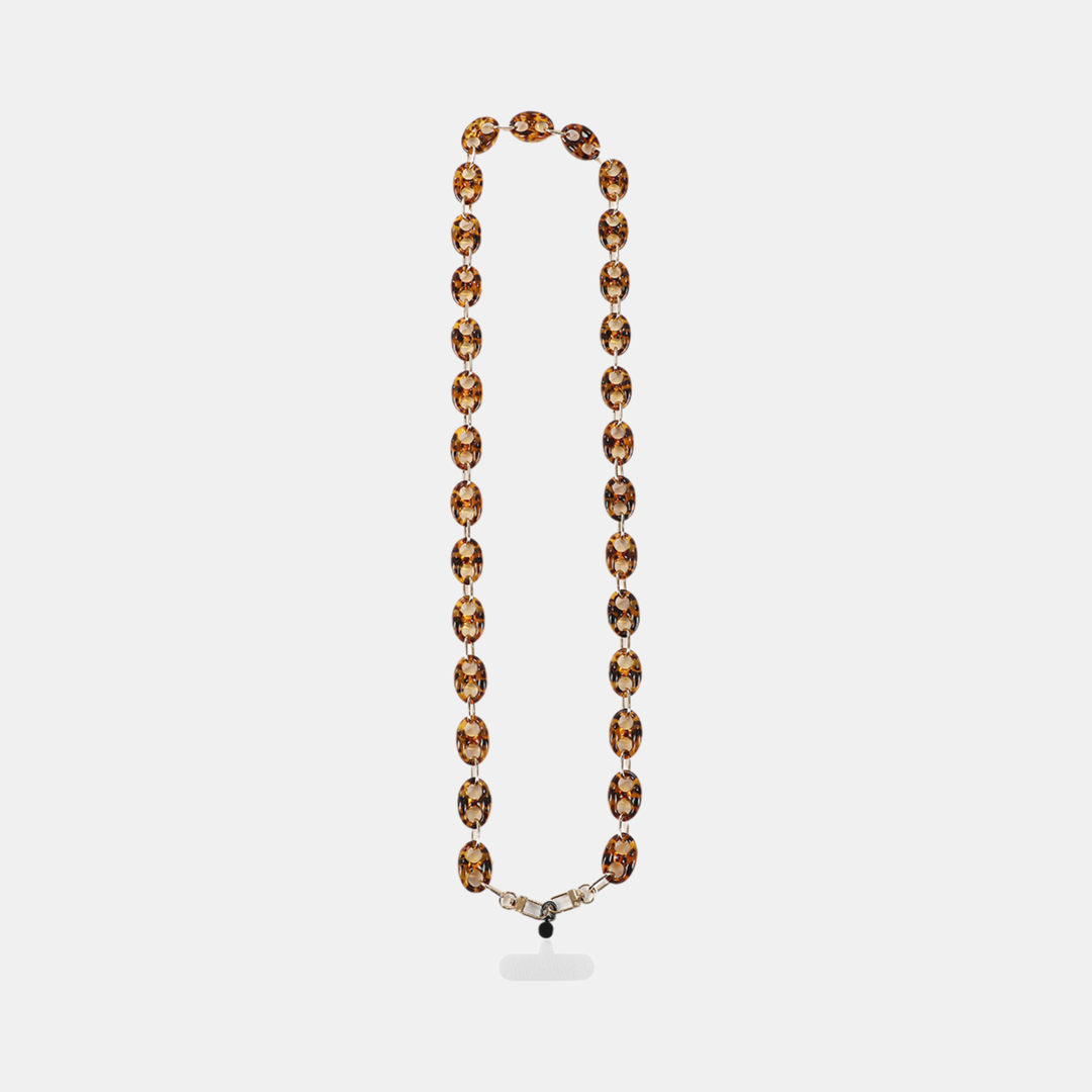 Antigone | Mary Acetate Phone Chain - Brown Long | Shut the Front Door