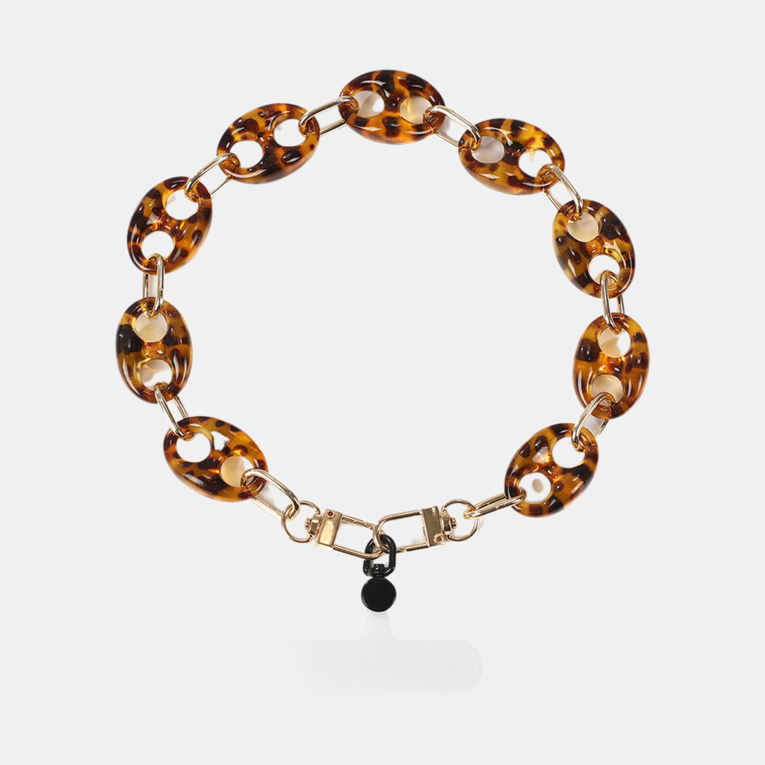 Antigone | Mary Acetate Phone Chain - Brown Short | Shut the Front Door