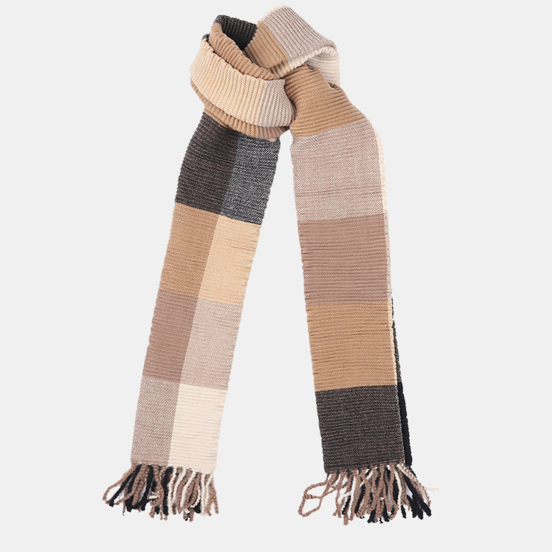 Antigone | Leonora Scarf - Black/Almond | Shut the Front Door