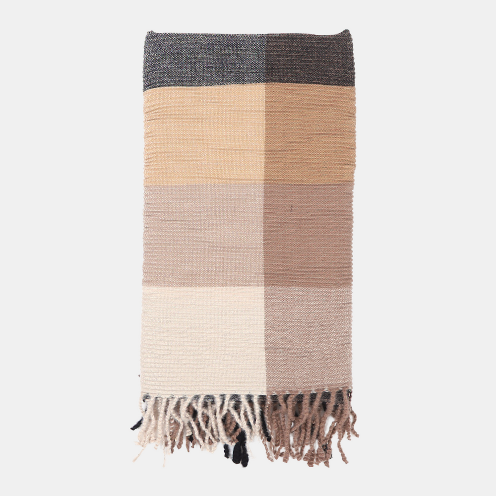 Antigone | Leonora Scarf - Black/Almond | Shut the Front Door