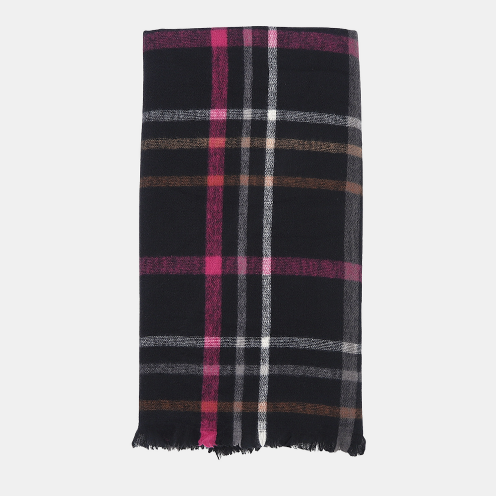 Antigone | Amabel Scarf - Black/Pink | Shut the Front Door