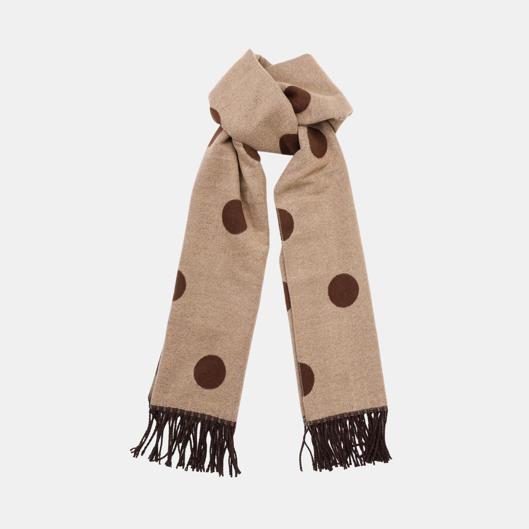Antigone | Aeris Polka Scarf - Chocolate | Shut the Front Door