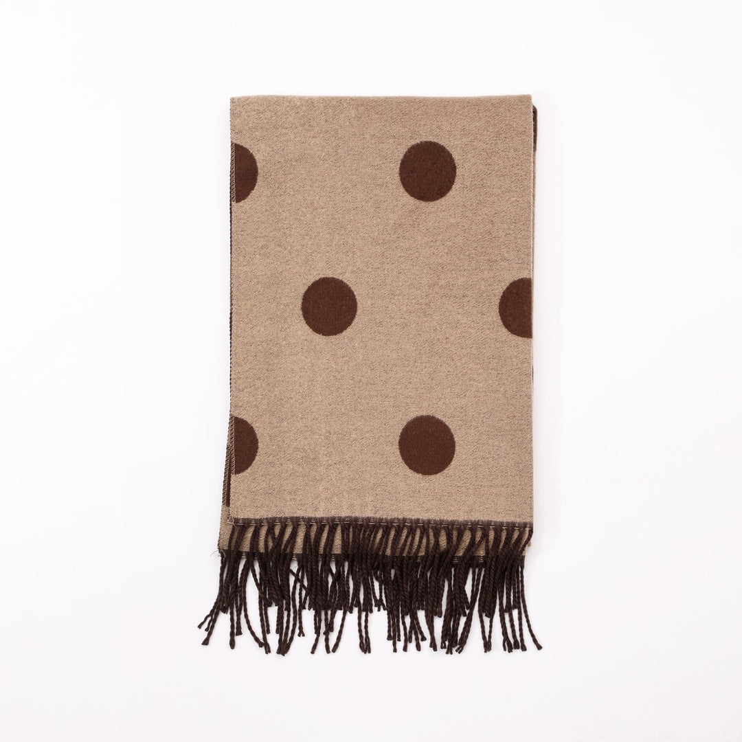 Antigone | Aeris Polka Scarf - Chocolate | Shut the Front Door