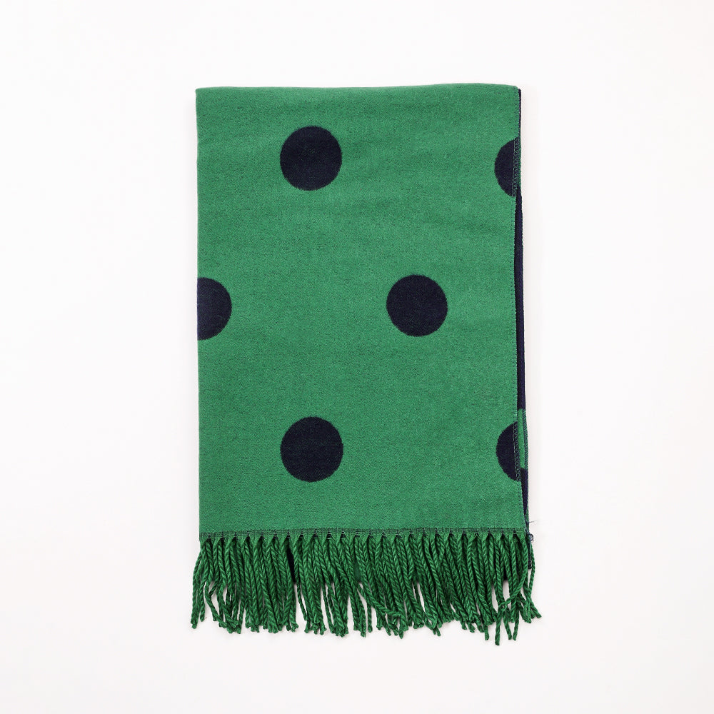 Antigone | Aeris Polka Scarf - Green | Shut the Front Door