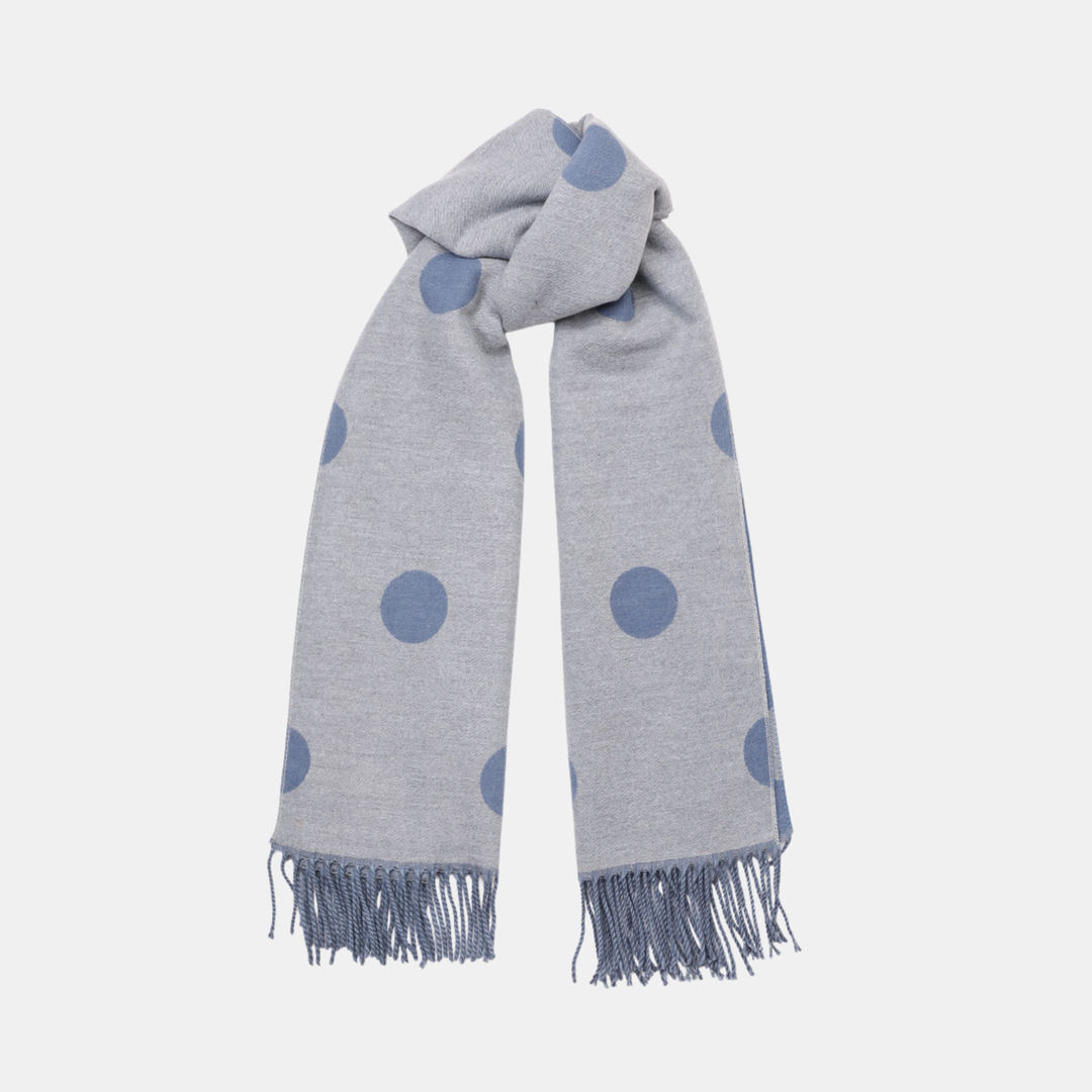 Antigone | Aeris Polka Scarf - Soft Blue | Shut the Front Door