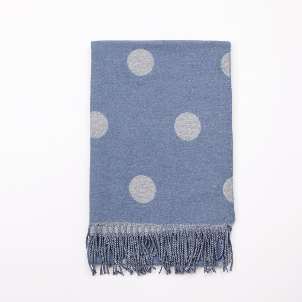 Antigone | Aeris Polka Scarf - Soft Blue | Shut the Front Door