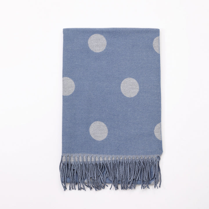 Antigone | Aeris Polka Scarf - Soft Blue | Shut the Front Door
