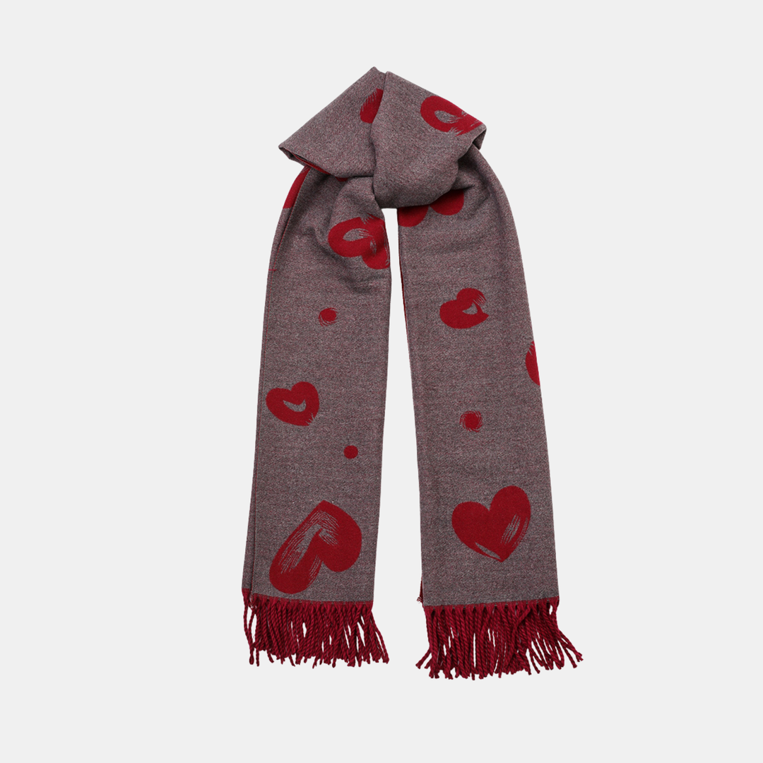Antigone | Noira Heartline Scarf - Deep Plum | Shut the Front Door