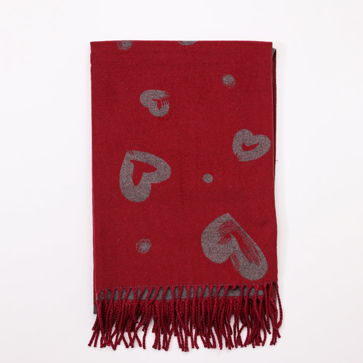 Antigone | Noira Heartline Scarf - Deep Plum | Shut the Front Door
