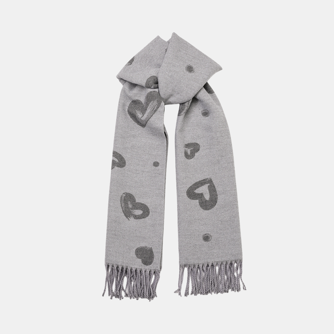 Antigone | Noira Heartline Scarf - Grey | Shut the Front Door
