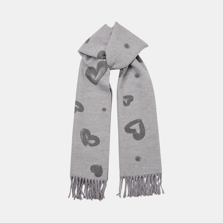 Antigone | Noira Heartline Scarf - Grey | Shut the Front Door