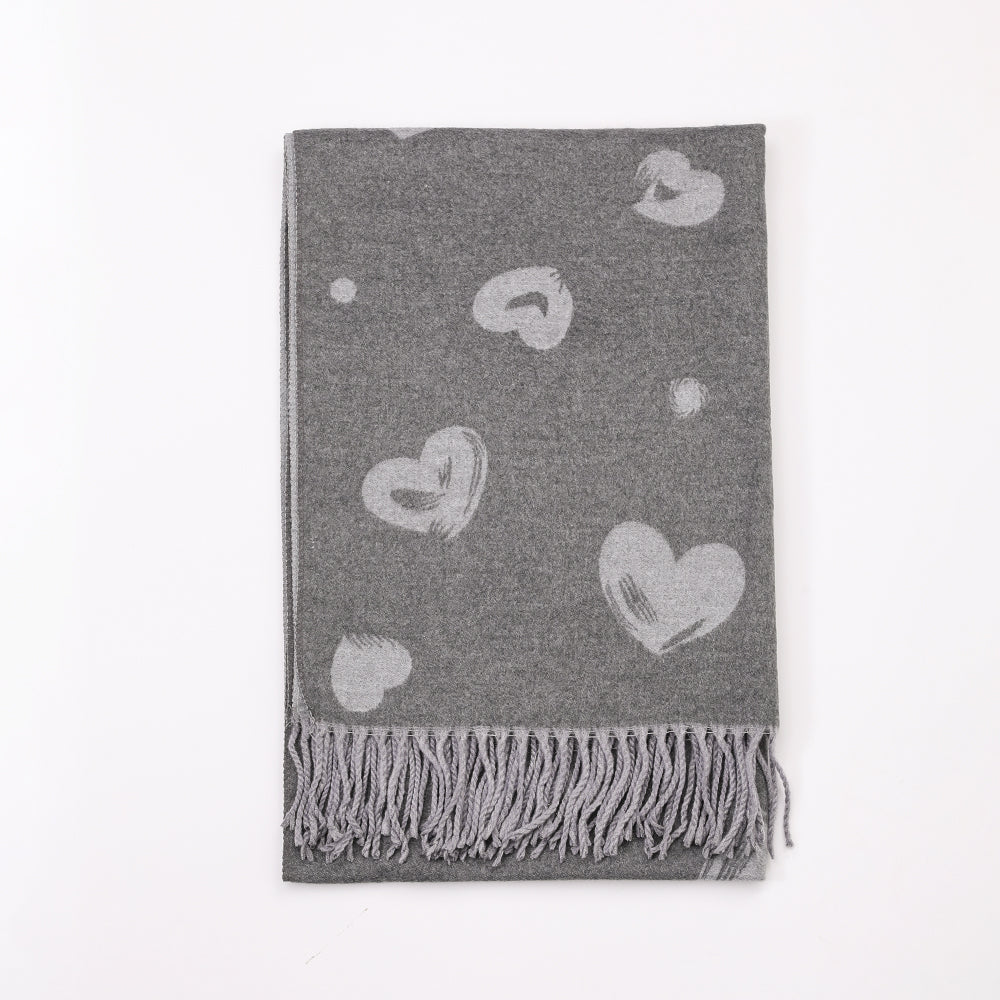 Antigone | Noira Heartline Scarf - Grey | Shut the Front Door