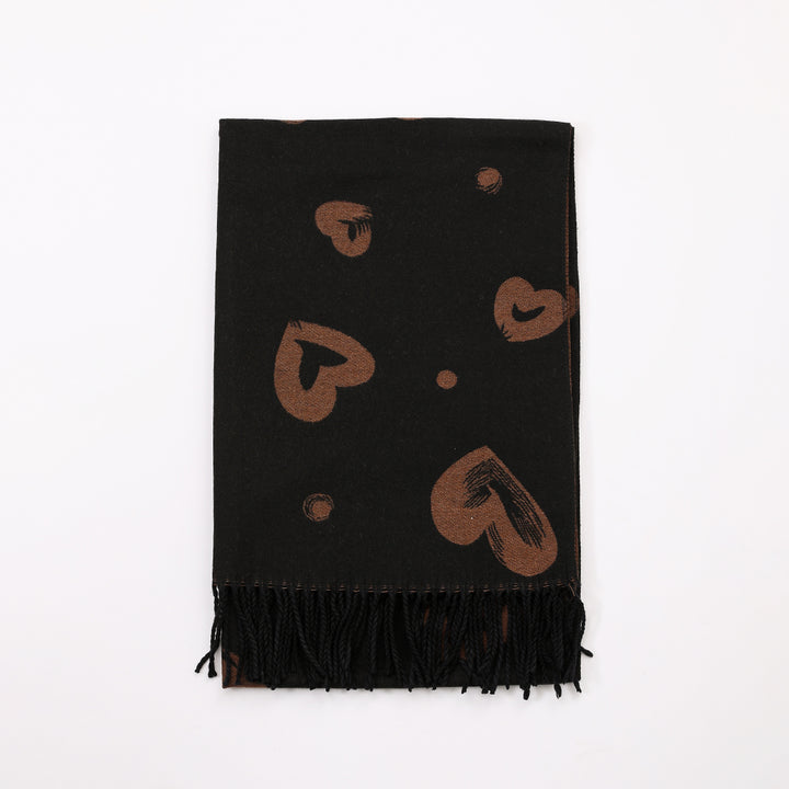 Antigone | Noira Heartline Scarf - Black | Shut the Front Door