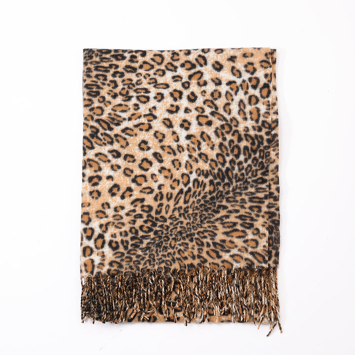 Antigone | Adeline Scarf - Golden Leopard Print | Shut the Front Door
