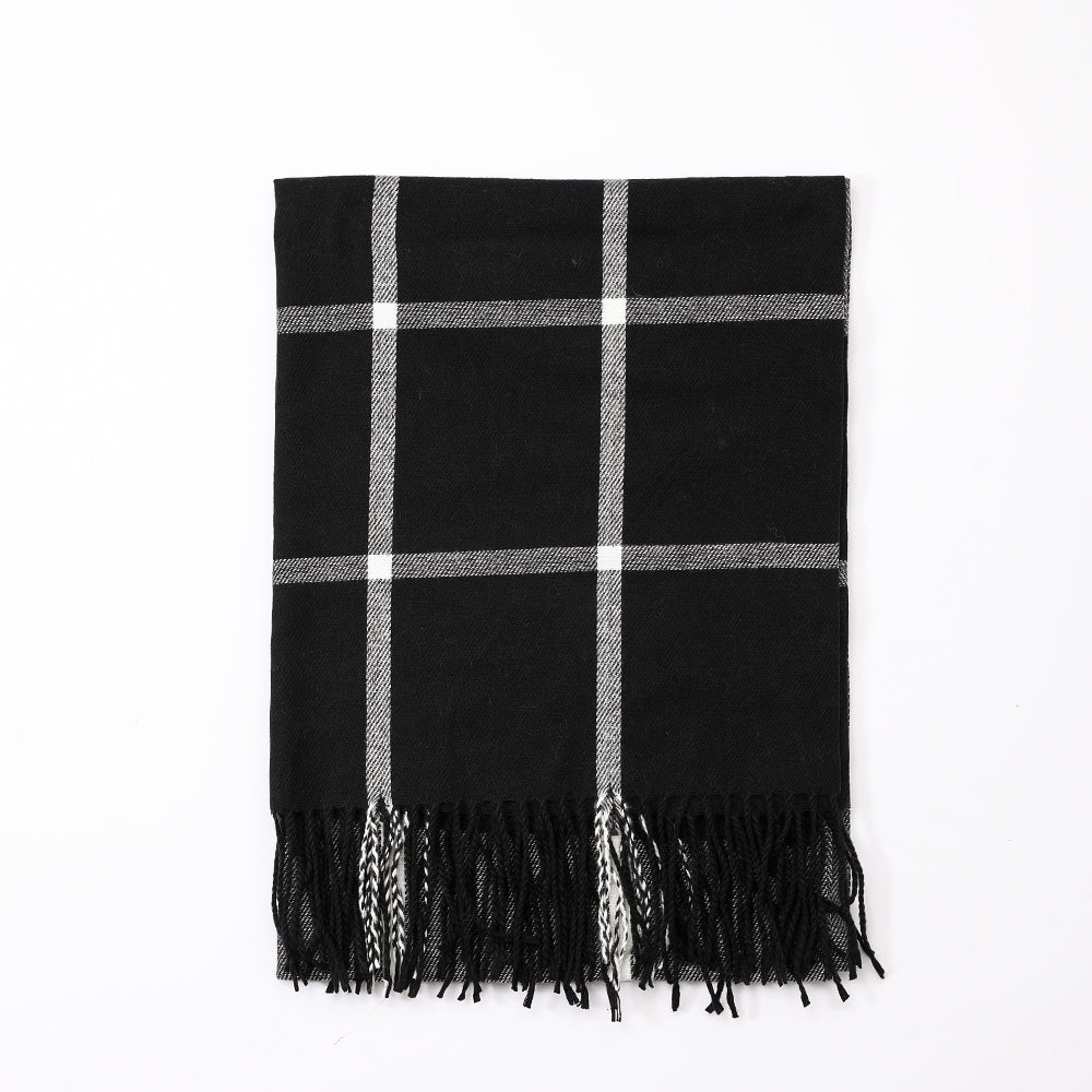 Antigone | Orienn Plaid Scarf - Black | Shut the Front Door