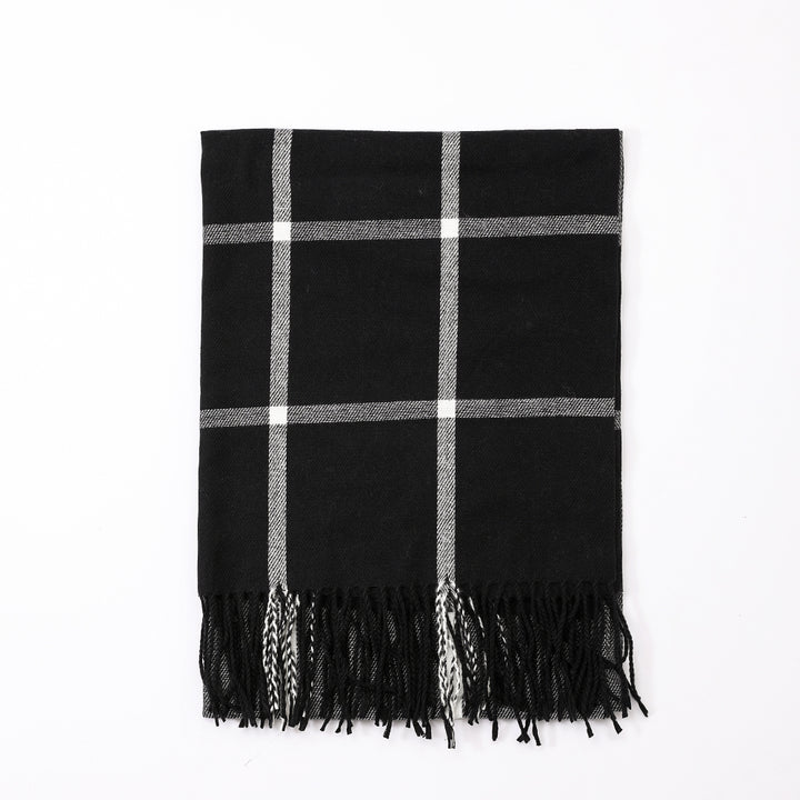 Antigone | Orienn Plaid Scarf - Black | Shut the Front Door