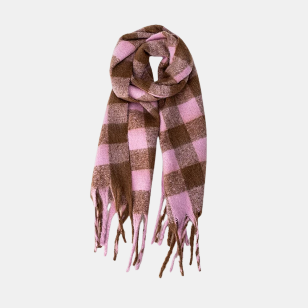 Antigone | Veira Scarf - Rosewood Blush Plaid | Shut the Front Door
