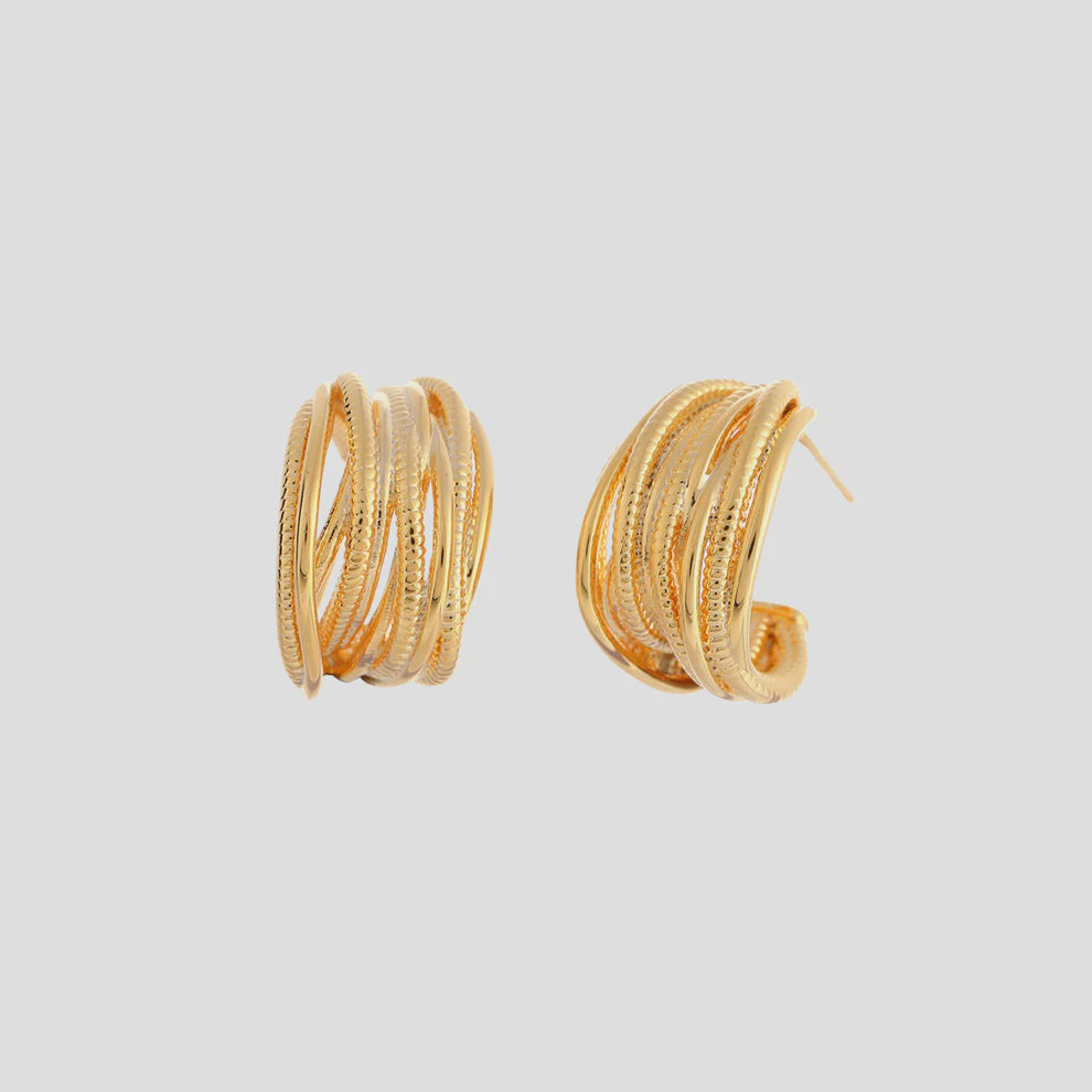 Antigone | Primrose Earrings - Gold | Shut the Front Door