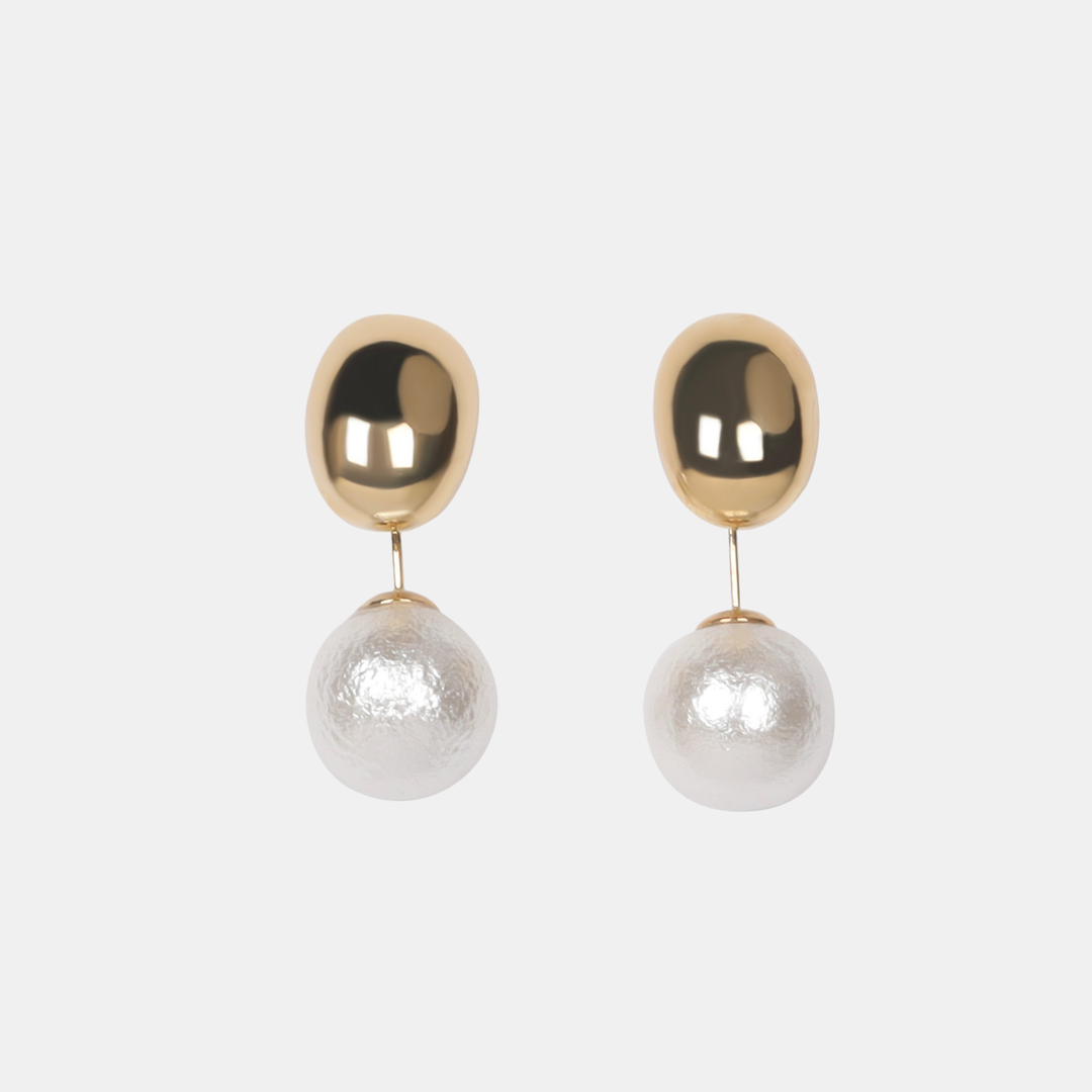 Antigone | Oceana Earrings - Pearl/Gold | Shut the Front Door