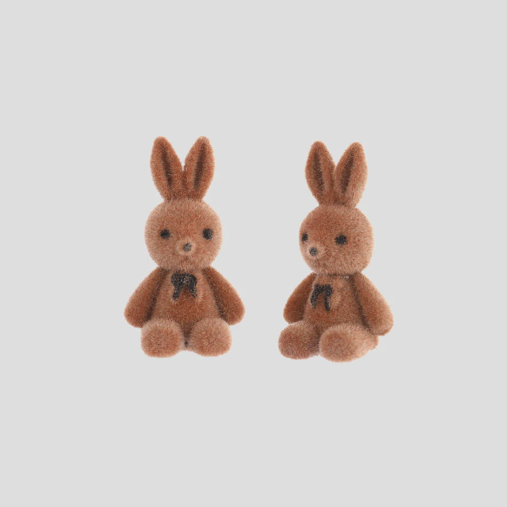 Antigone | Bunny Earrings - Brown | Shut the Front Door