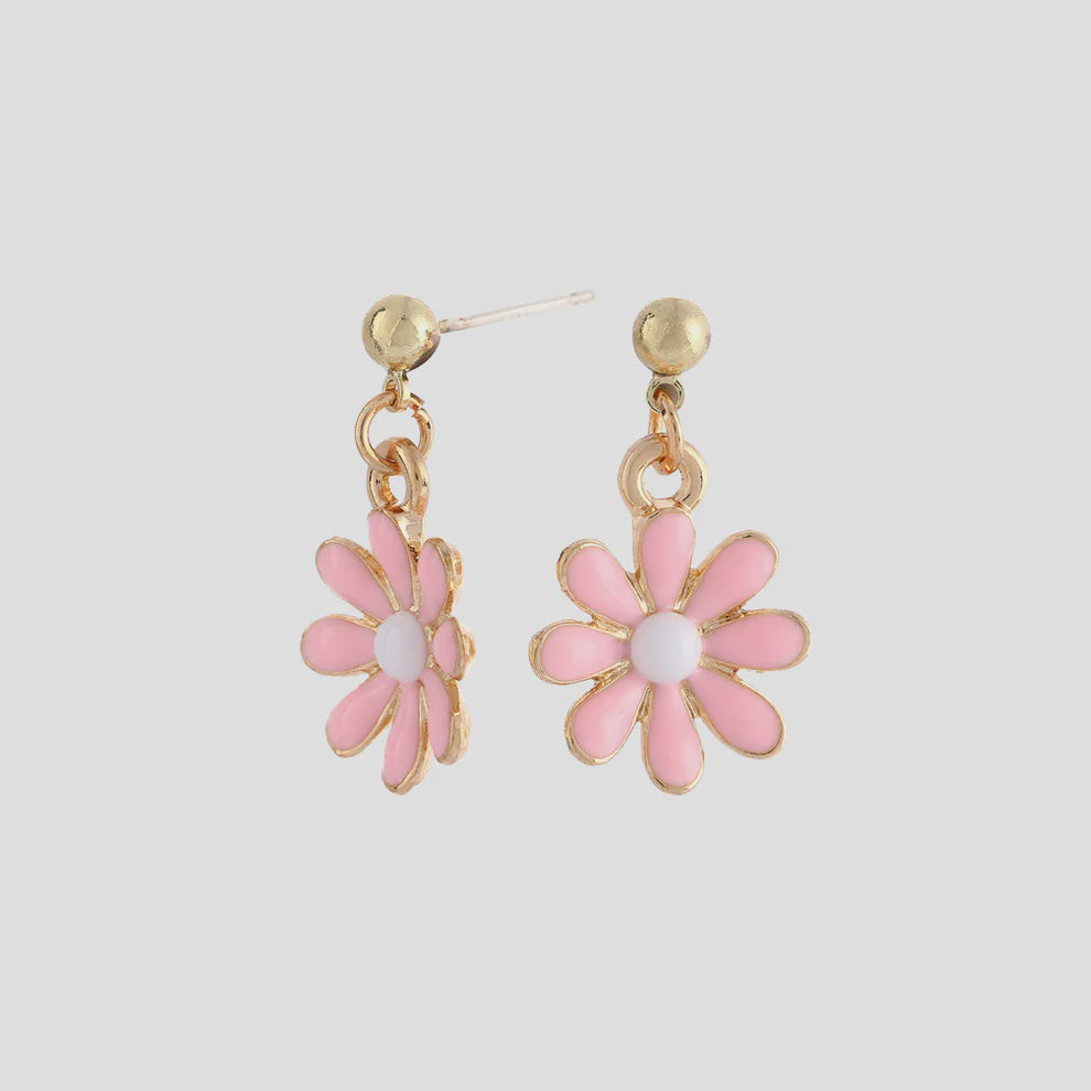 Antigone | Flower Earrings - Pink | Shut the Front Door