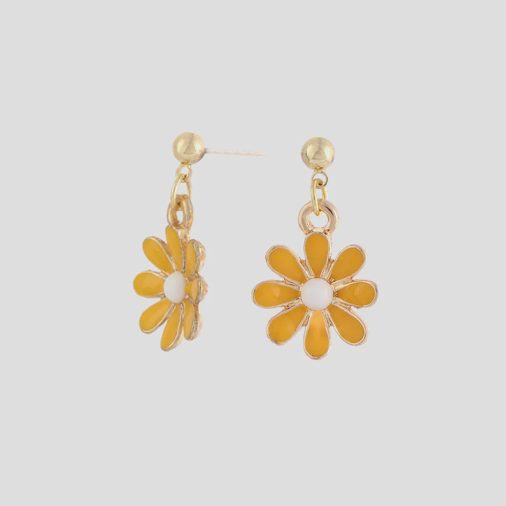 Antigone | Flower Earrings - Yellow | Shut the Front Door