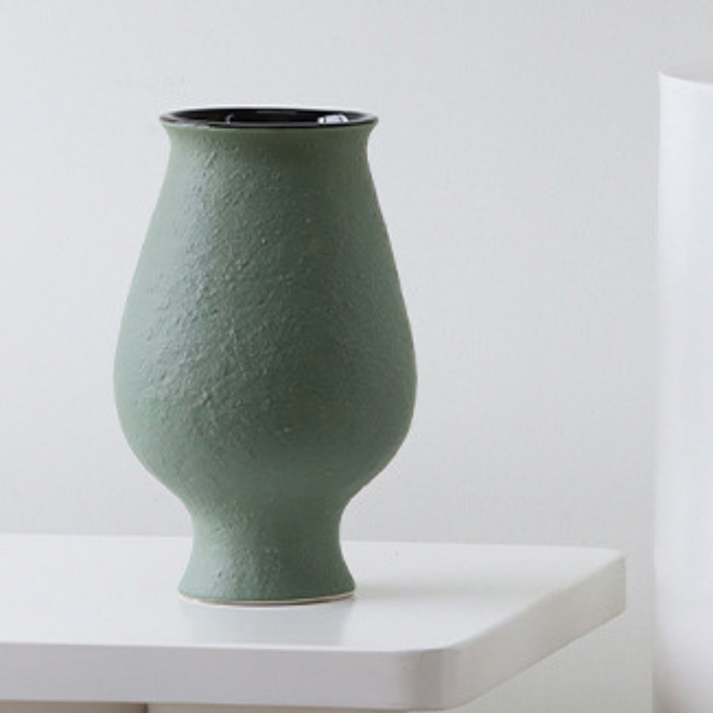 Garcia | Olivia Vase - Dark Bean Green | Shut the Front Door