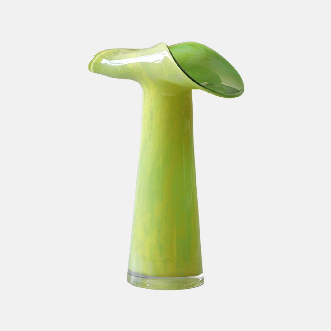 Garcia | Hazel Glass Vase - Yellow Green | Shut the Front Door