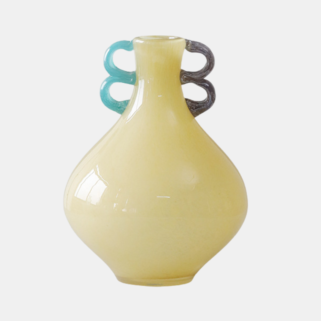 Garcia | Mila Glass Vase - Yellow | Shut the Front Door