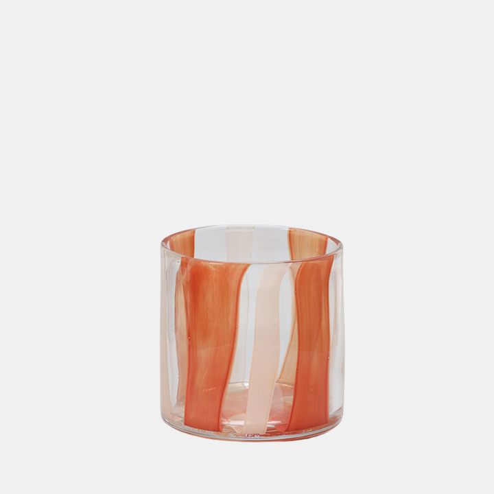 Garcia | Maru Orange Glass Vase - Small | Shut the Front Door