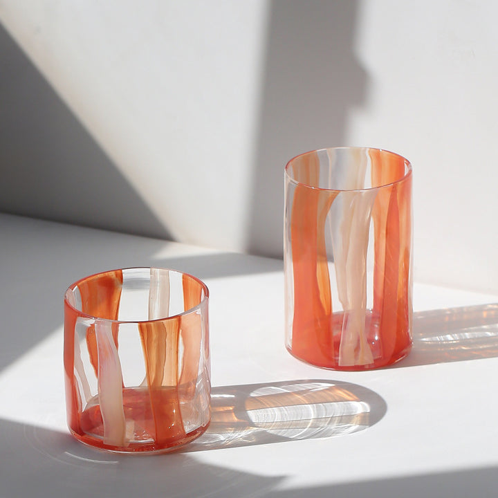 Garcia | Maru Orange Glass Vase - Small | Shut the Front Door