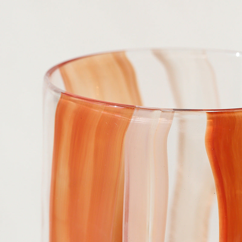 Garcia | Maru Orange Glass Vase - Small | Shut the Front Door