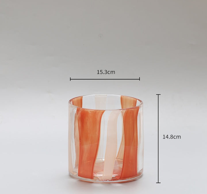 Garcia | Maru Orange Glass Vase - Small | Shut the Front Door