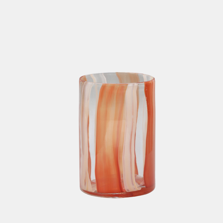 Garcia | Maru Orange Glass Vase - Medium | Shut the Front Door