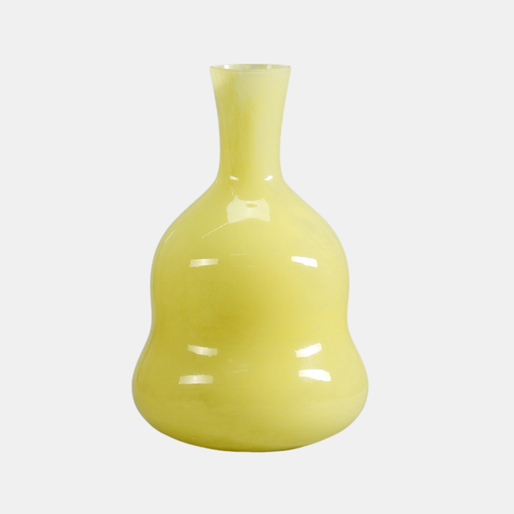 Garcia | Amelia Glass Vase - Yellow | Shut the Front Door